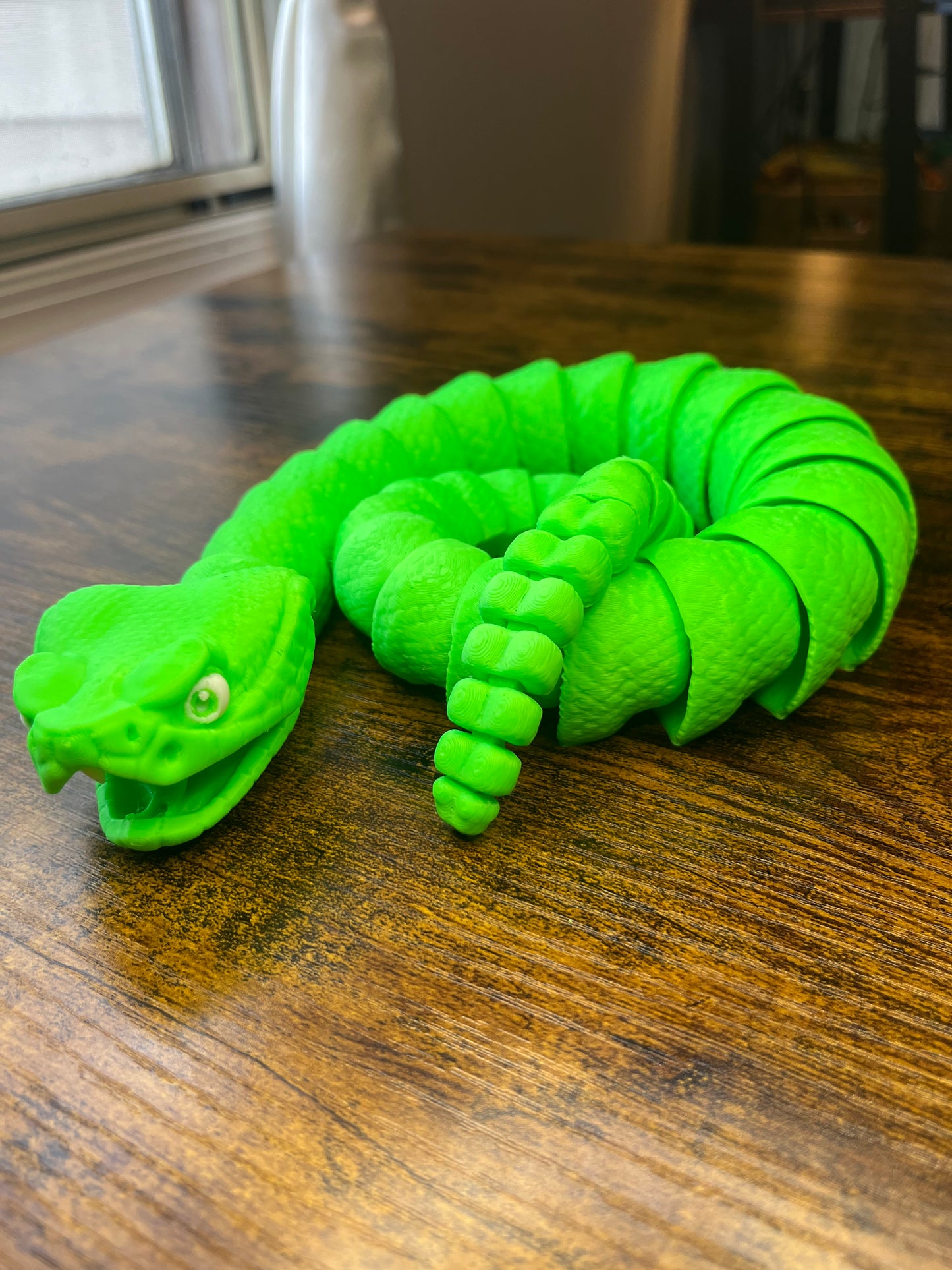 Articulated rattlesnake fidget/flexi