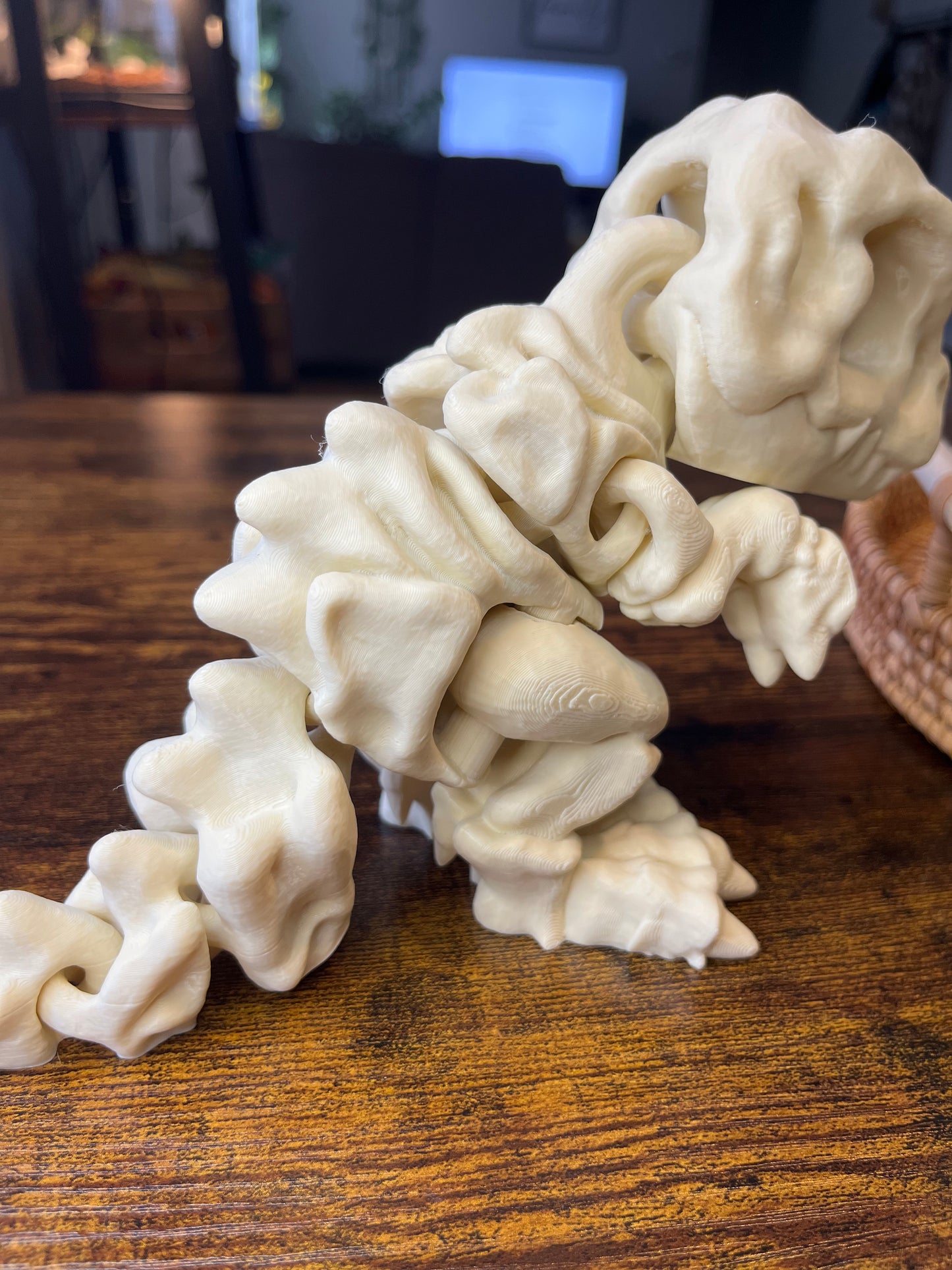 Huge articulated skeleton t-Rex fidget/flexi