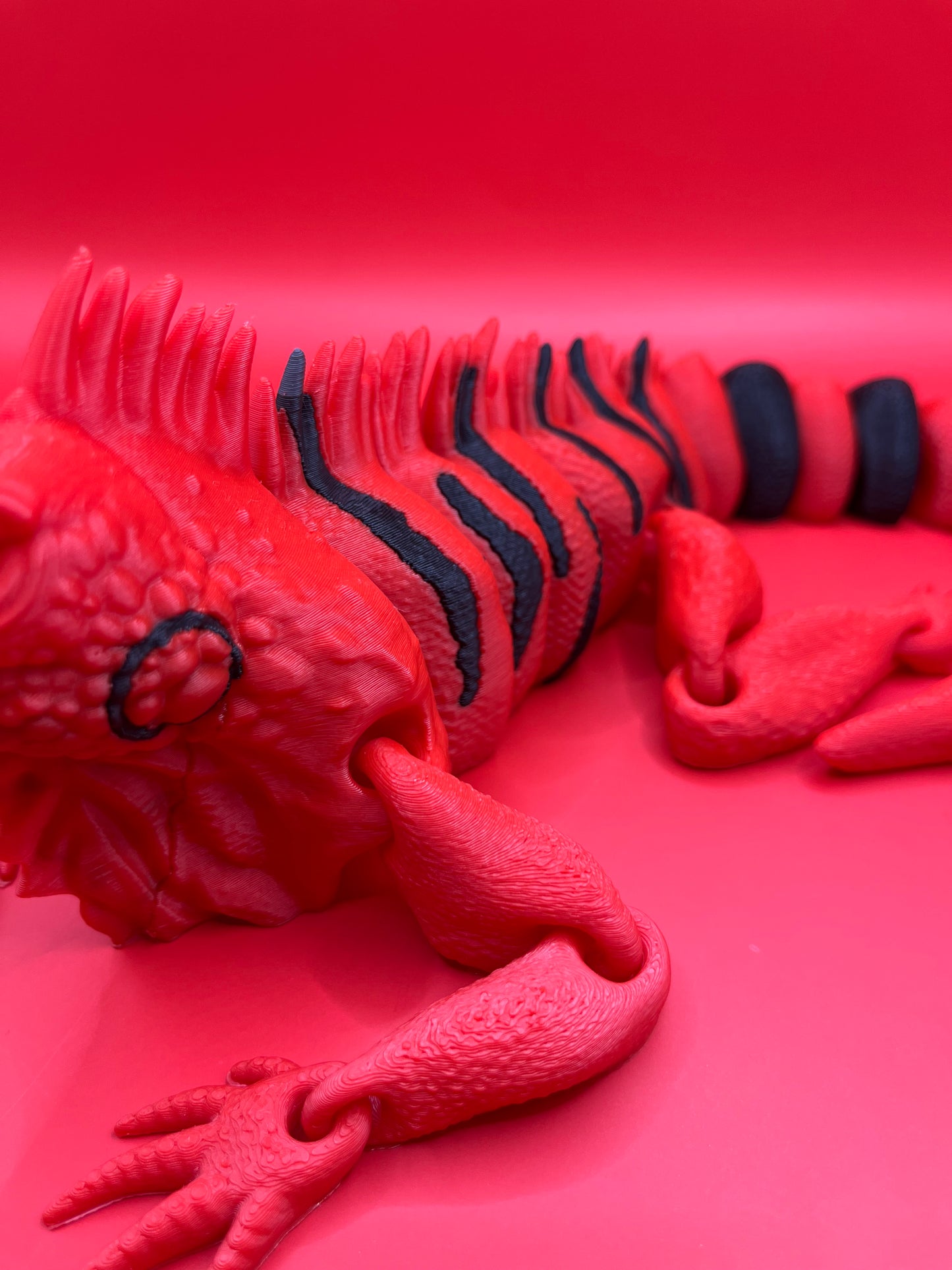 Iguana 🦎 fidget flexi(red)