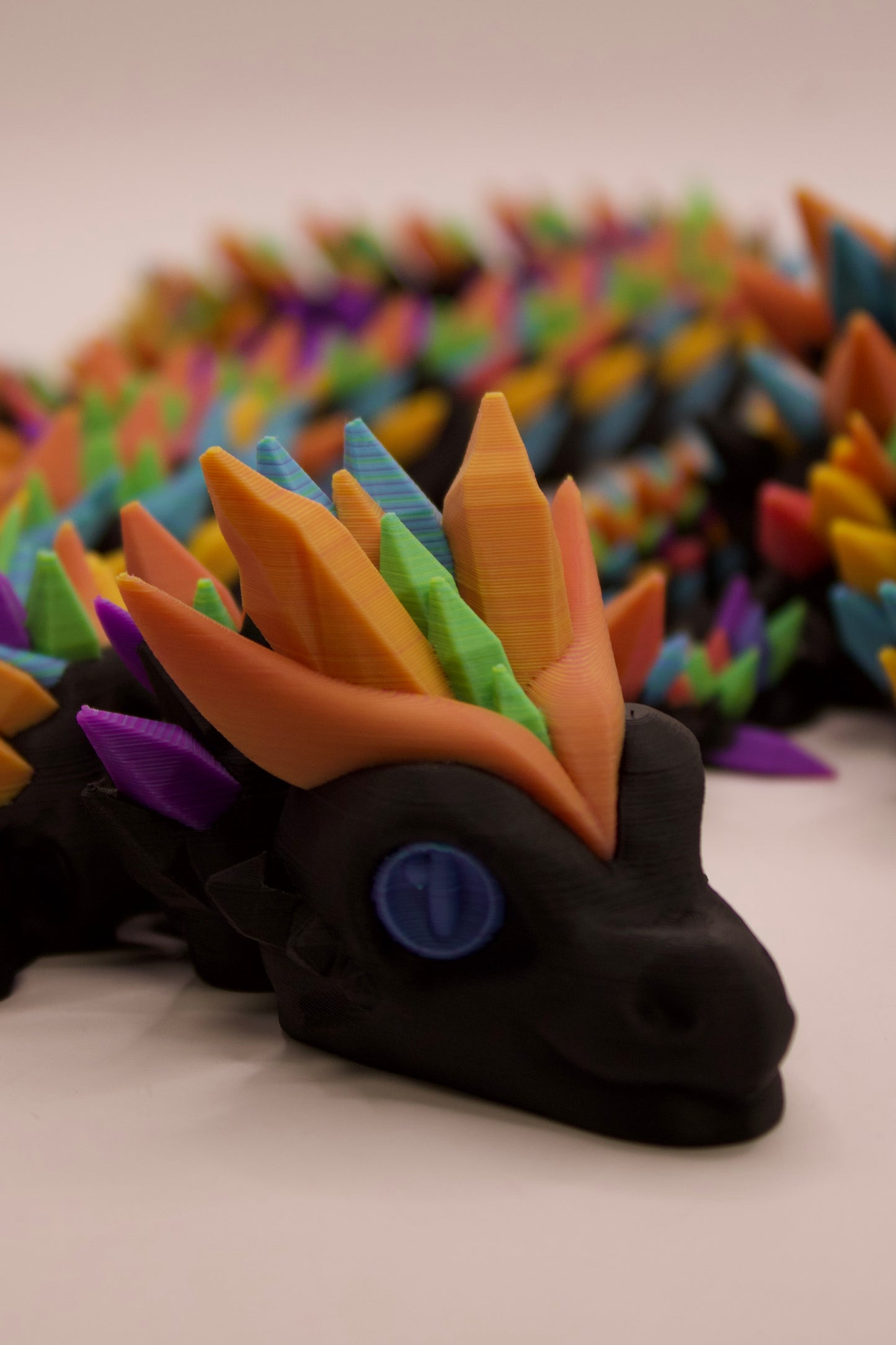 Rainbow dragon flexi fidget