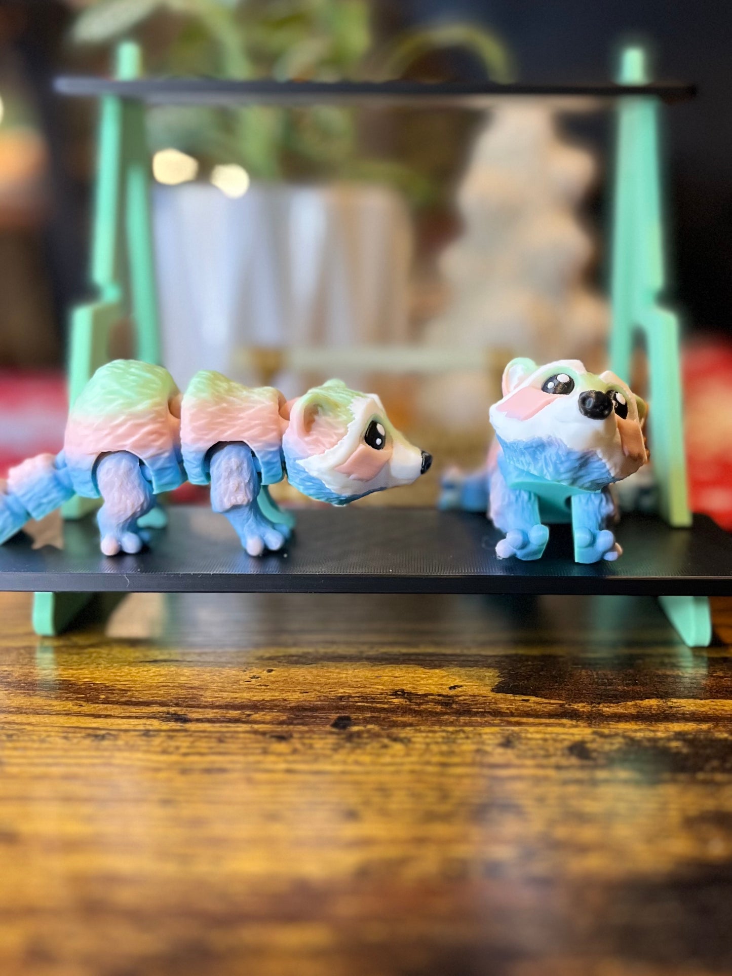 Raccoon fidget/flexi animal