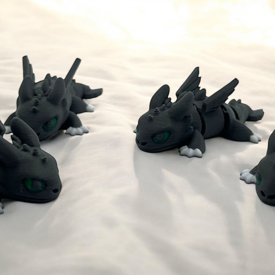 Mini toothless flexi fidget