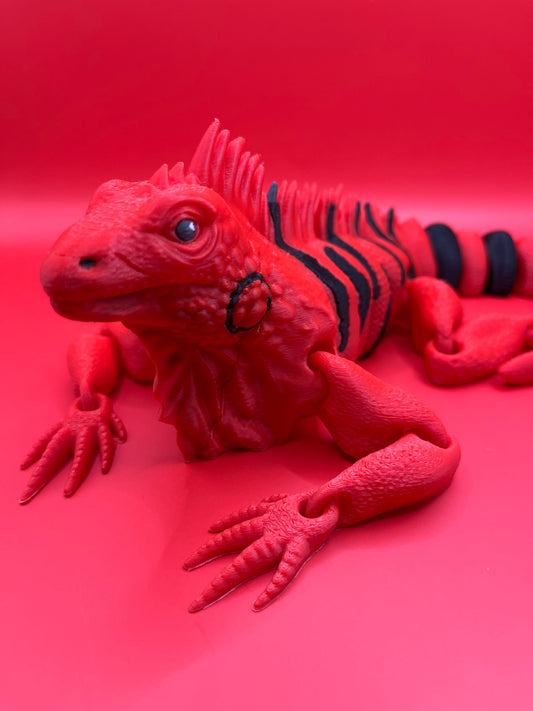 Iguana 🦎 fidget flexi(red)