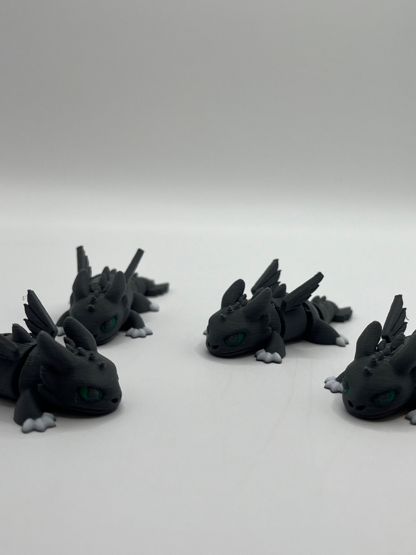 Mini toothless flexi fidget