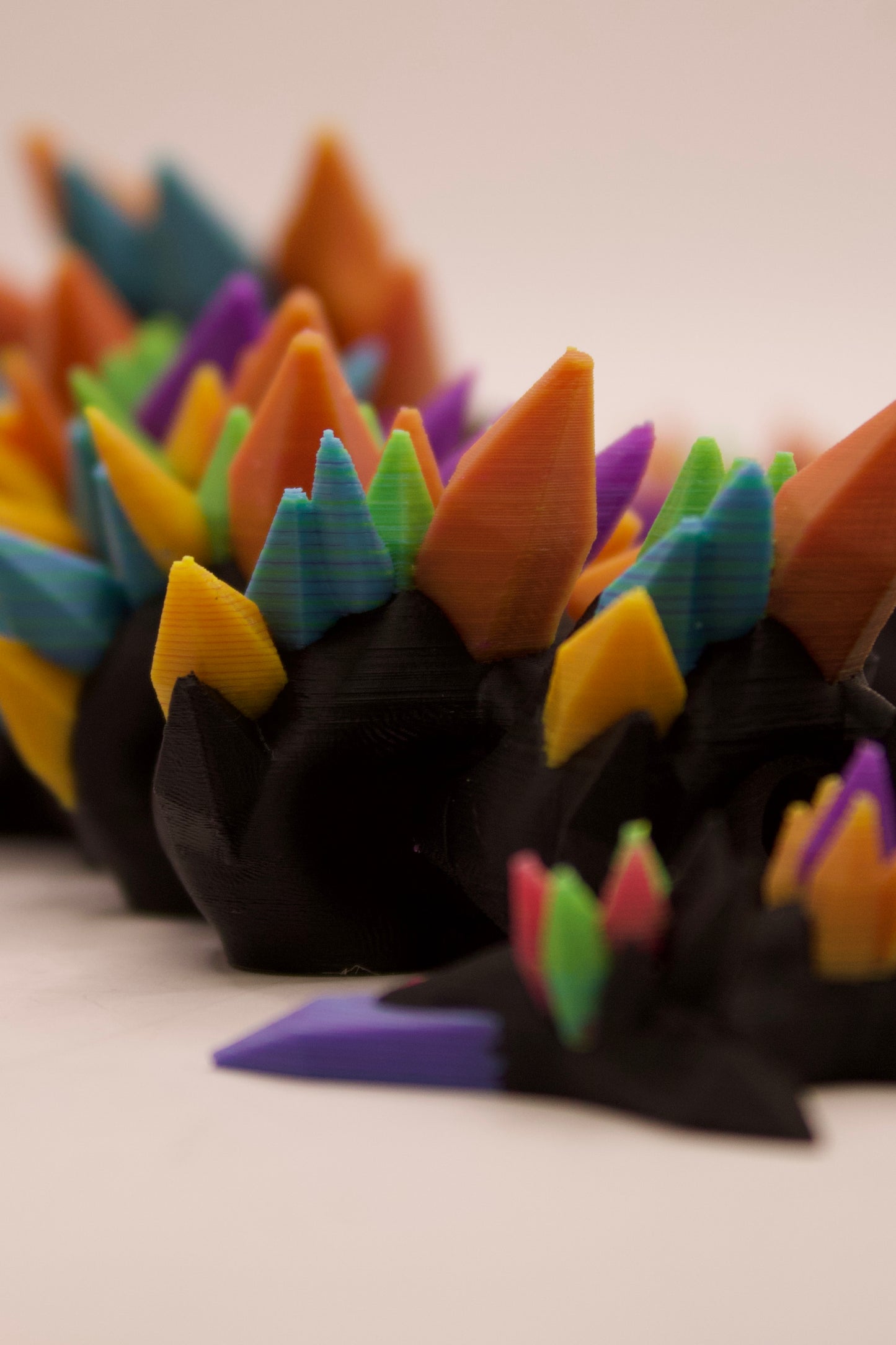Rainbow dragon flexi fidget