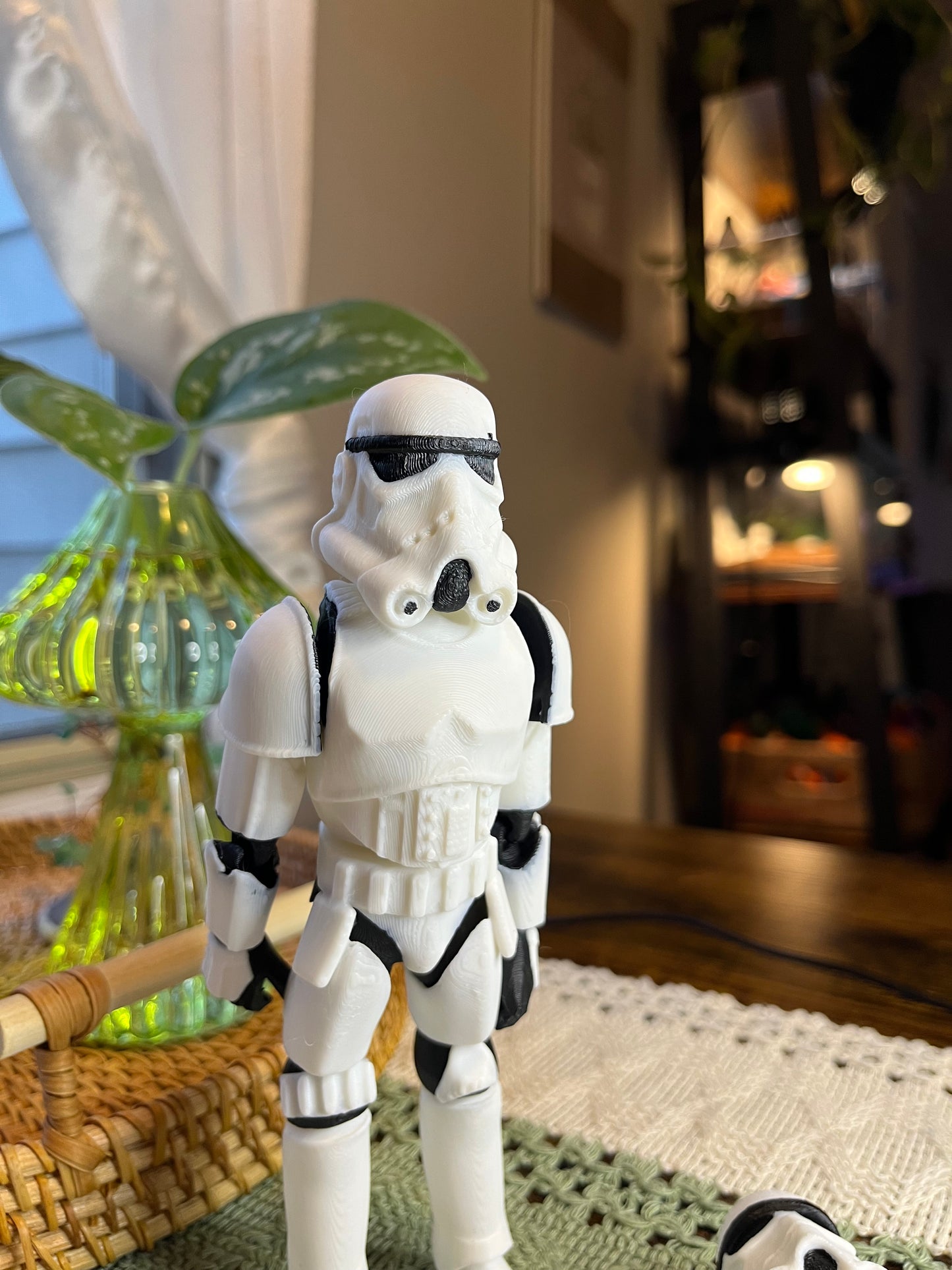 Articulated storm trooper fidget/flexis