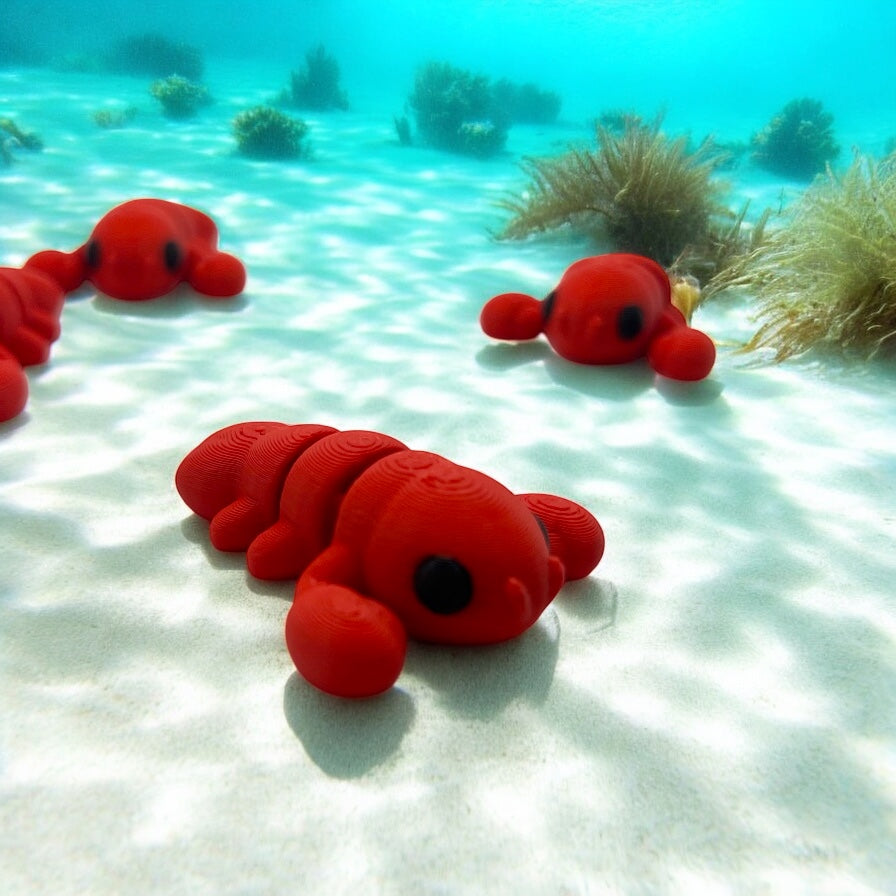 Mini lobster flexi fidget