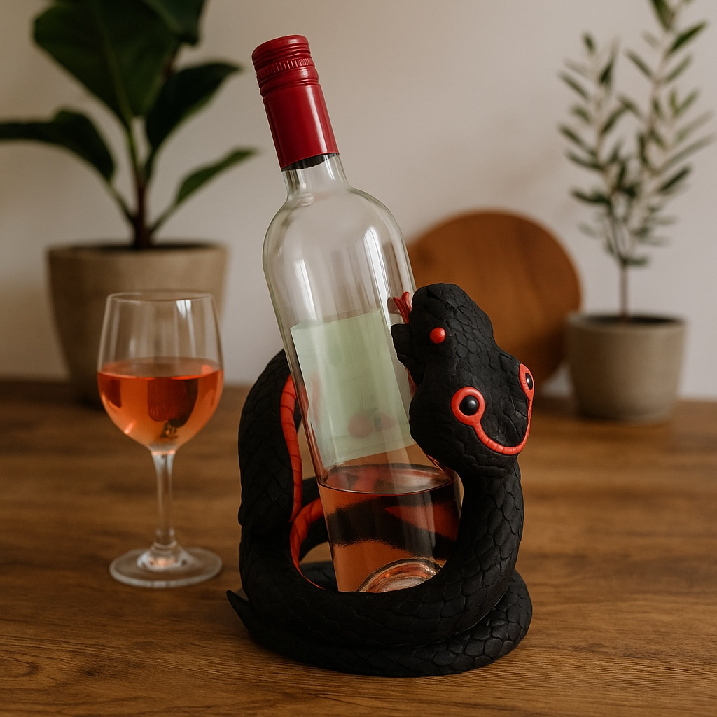 Cobra wine holder