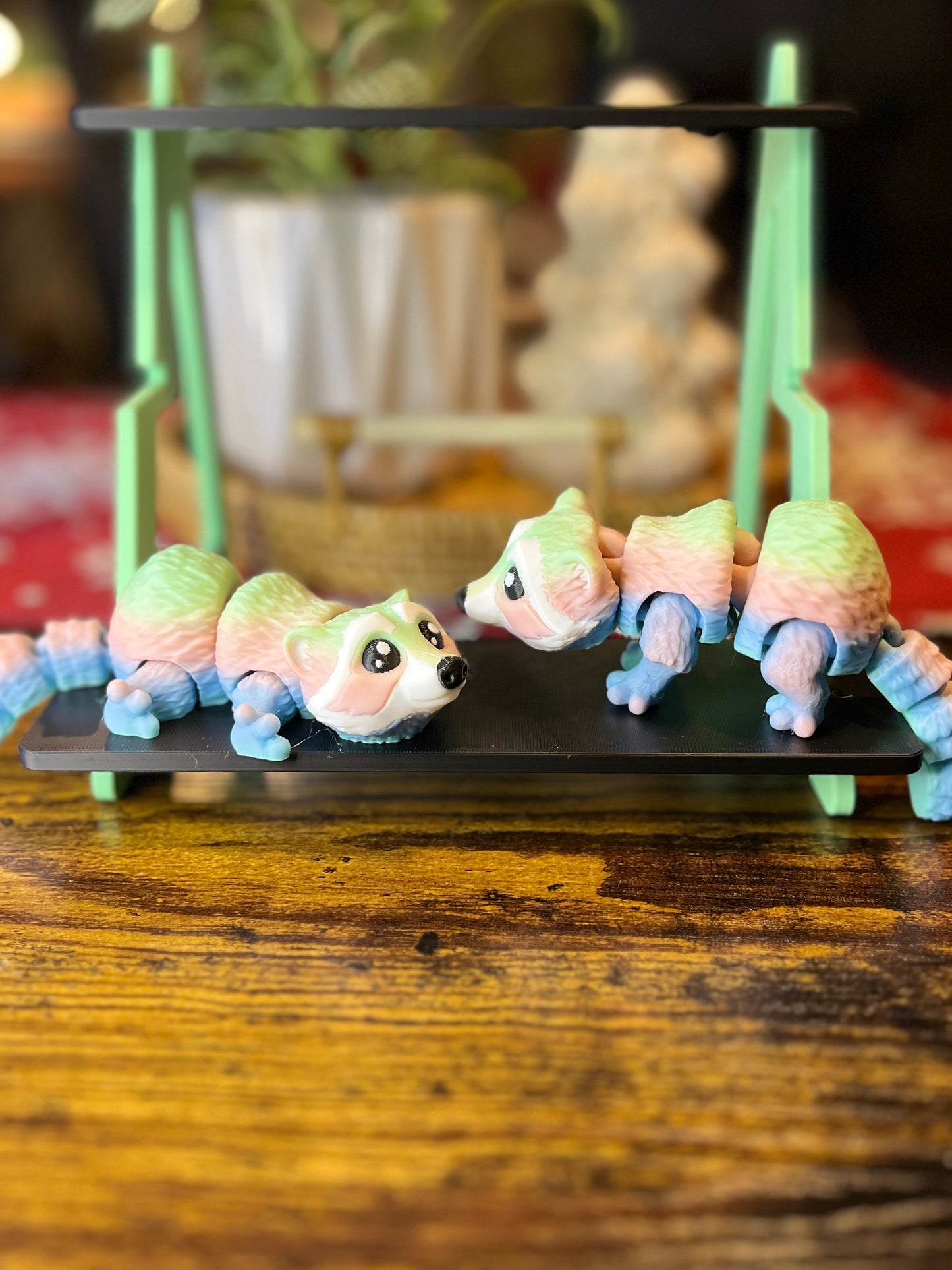 Raccoon fidget/flexi animal