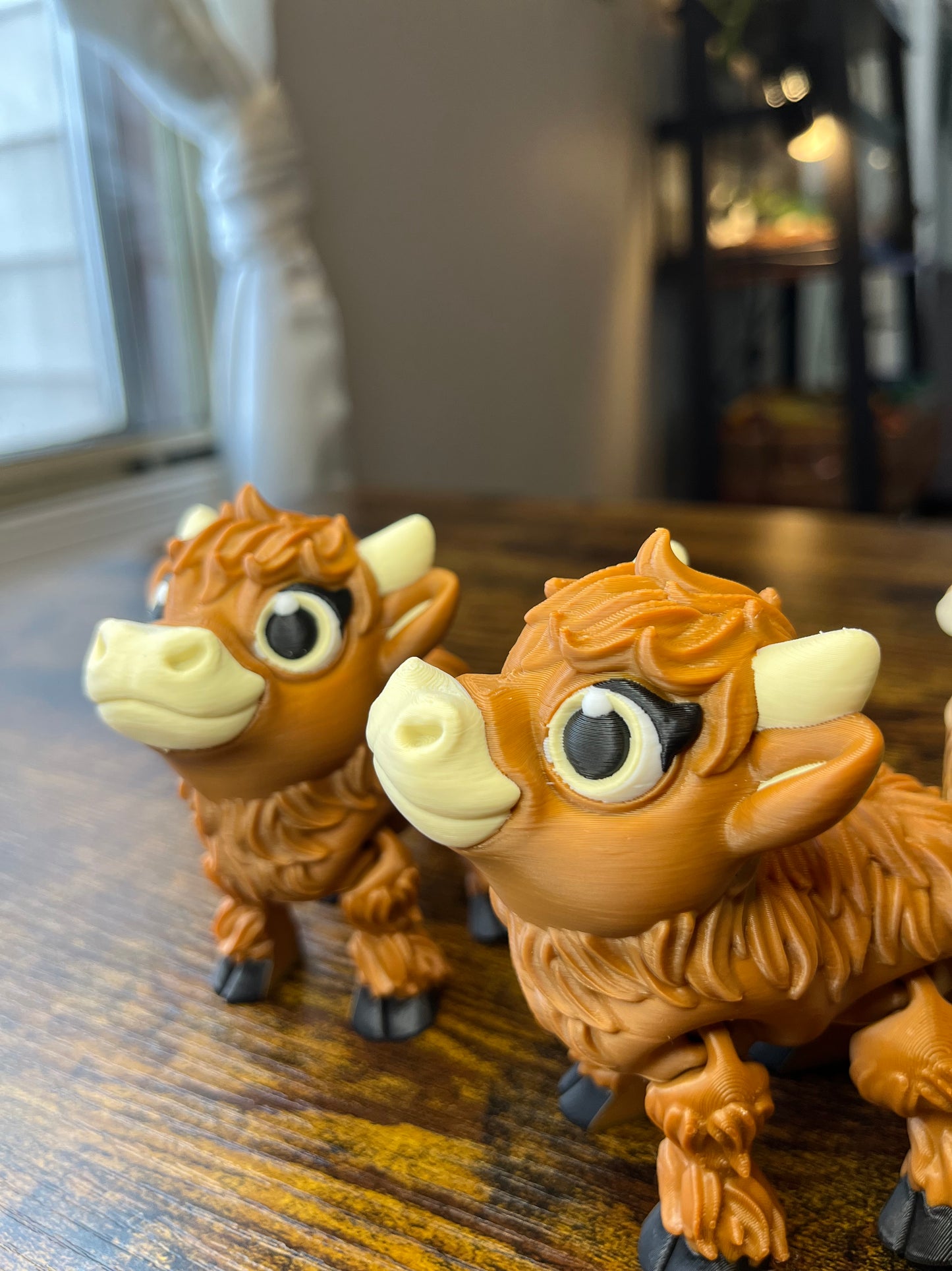 Highland cow fidget/flexi