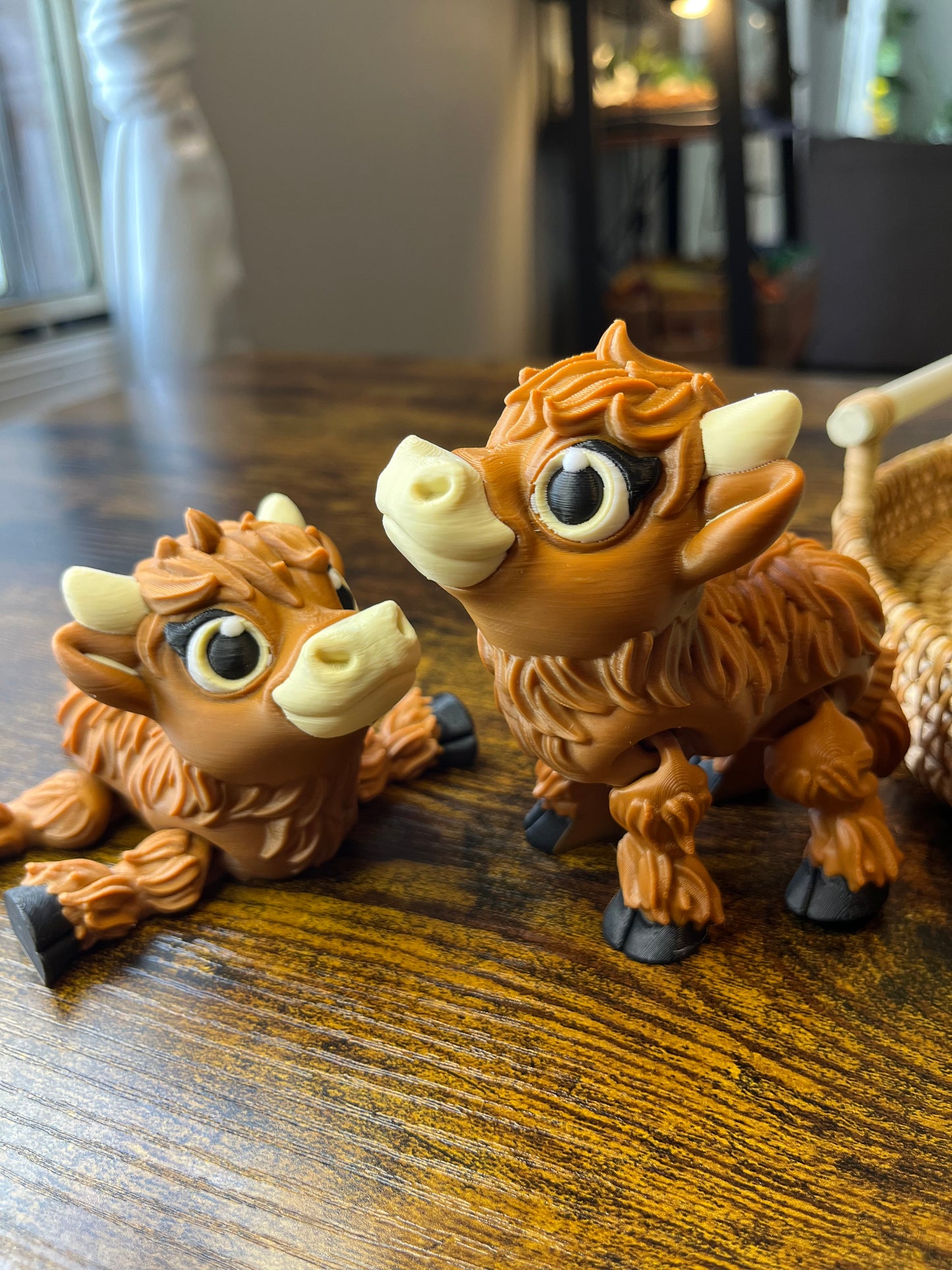 Highland cow fidget/flexi