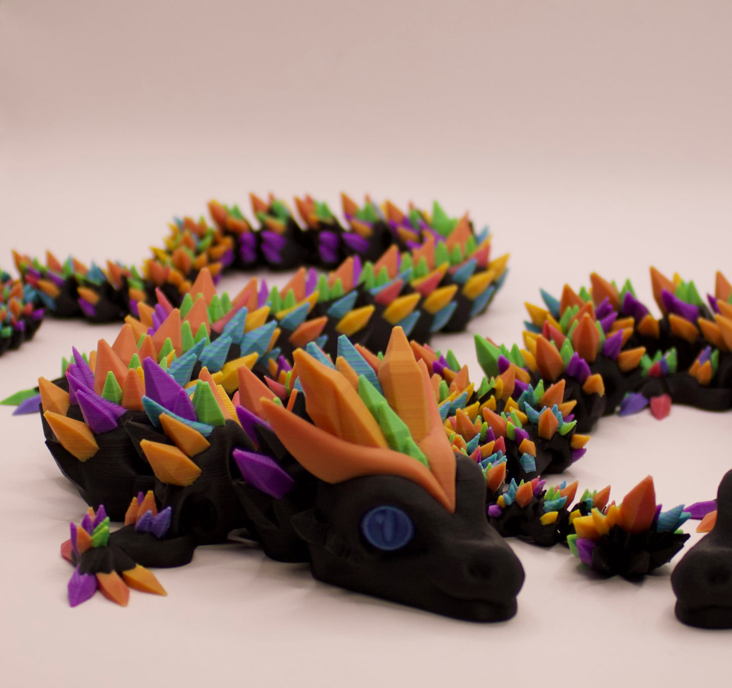 Rainbow dragon flexi fidget