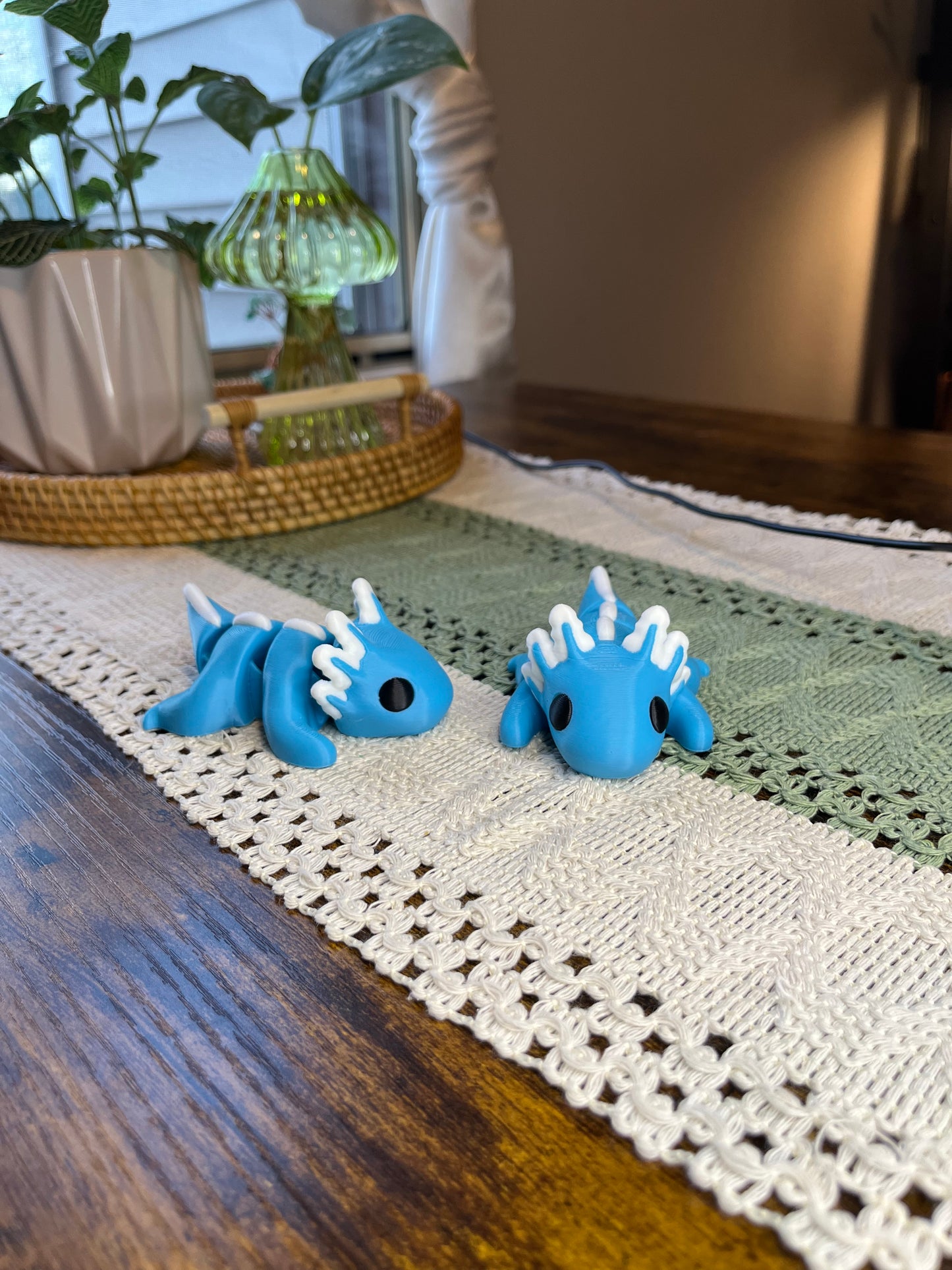 Articulated axolotl fidget/flexi