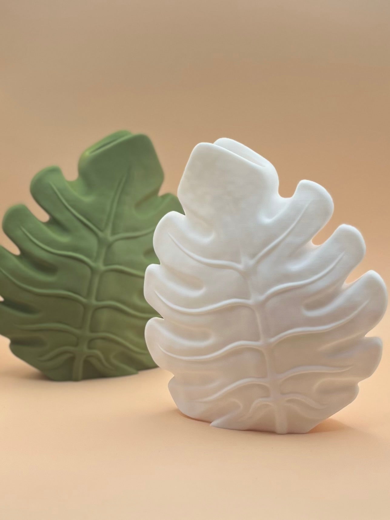 Monstera plant vase, plant decor