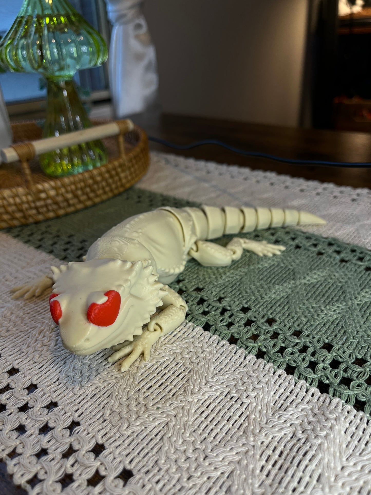 Articulated bearded dragon fidget/flexi “valentines”